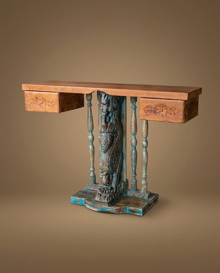 Aakaar Heritage Carved Console
