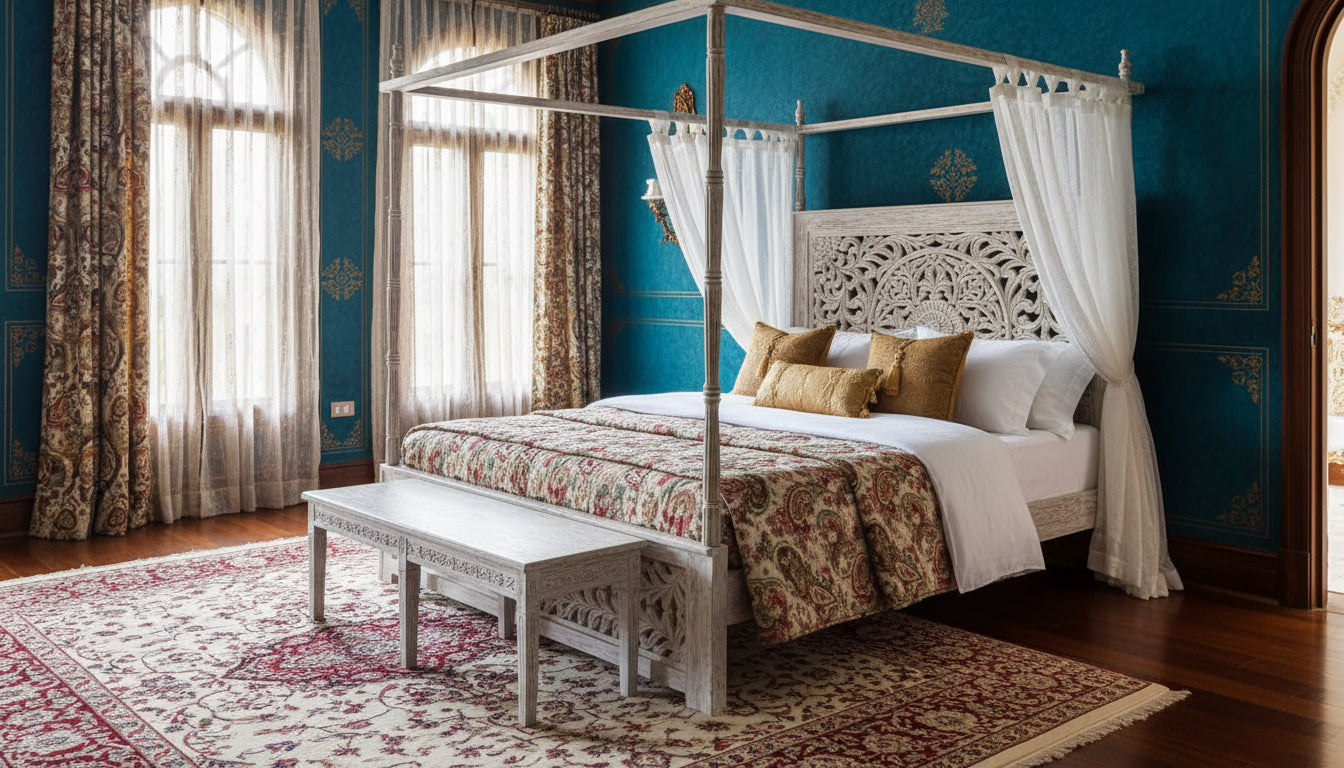 Jali Canopy Bed image 1