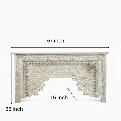 Maharaja Carved Console Table image 0