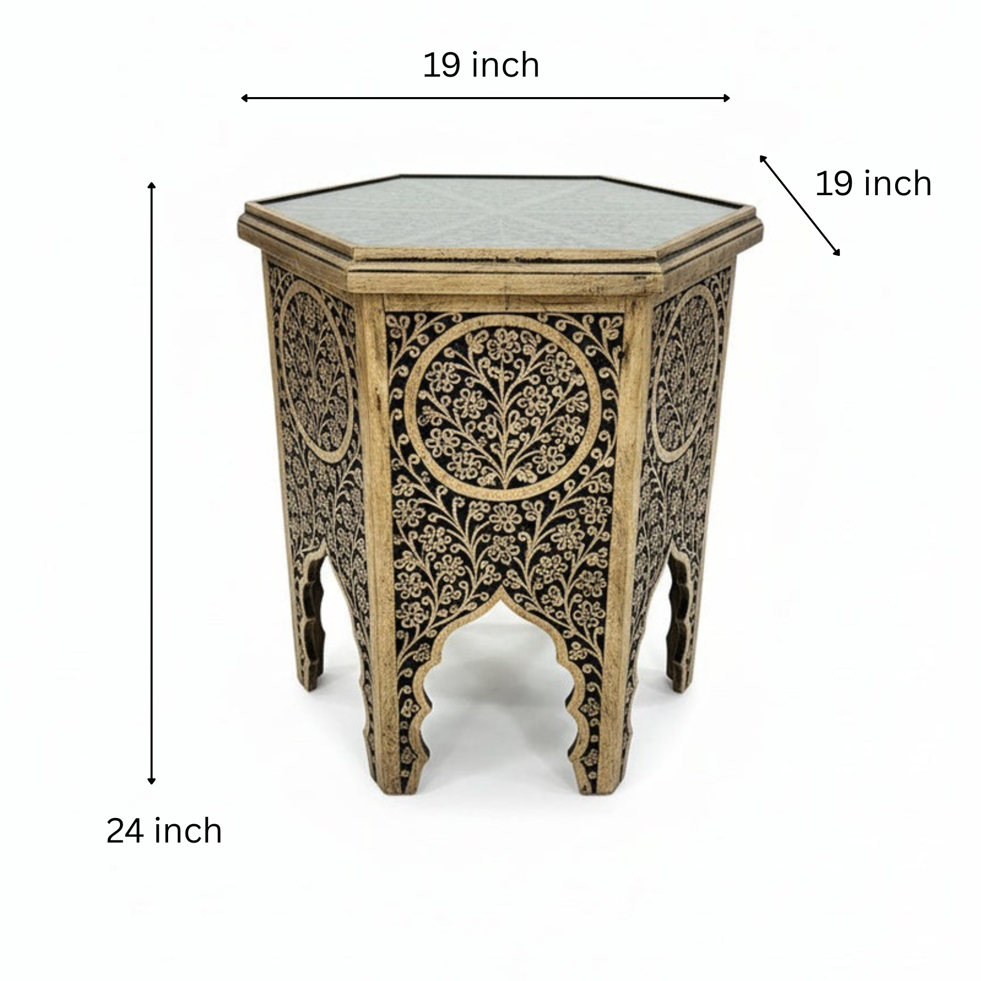 Mehr Hexagon Accent Table image 0