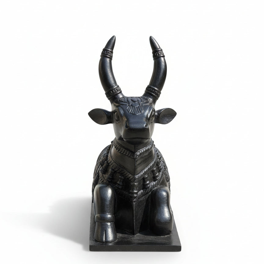 Nandi Carved Wooden Sculpture image 2