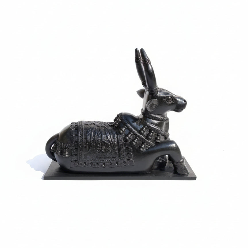 Nandi Carved Wooden Sculpture image 5