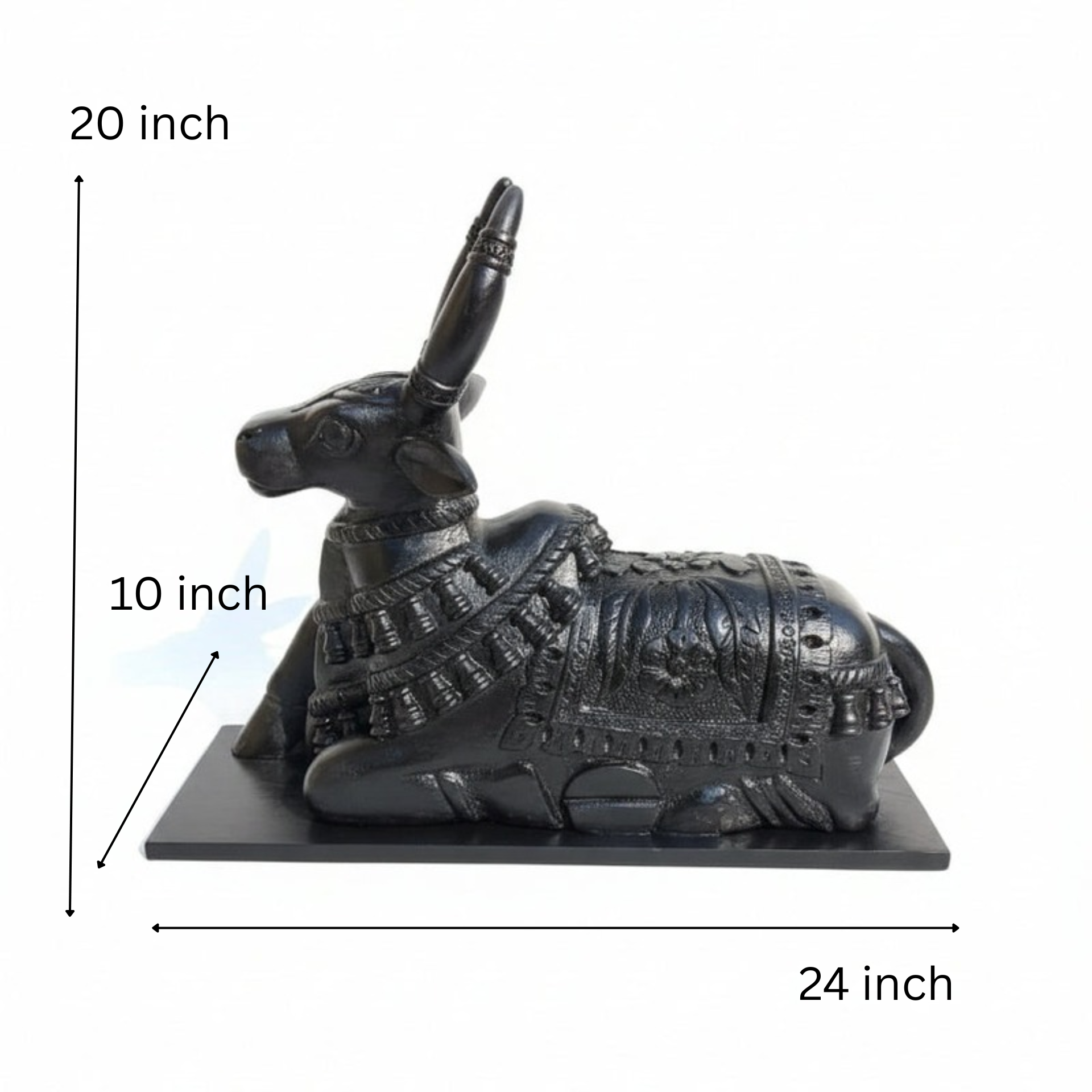 Nandi Carved Wooden Sculpture image 0