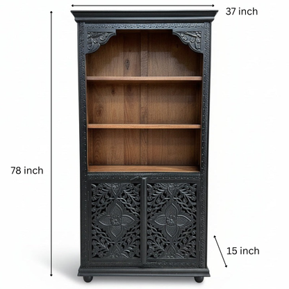 Rajputana Carved Bookcase image 0